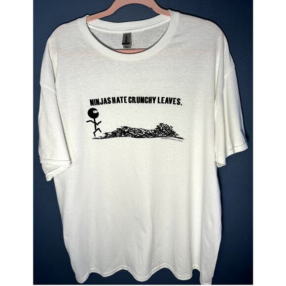 Gildan Other - GILDAN HEAVY COTTON MENS CUSTOM GRAPHIC SHORT SLEEVE WHITE T-SHIRT SIZE XL
